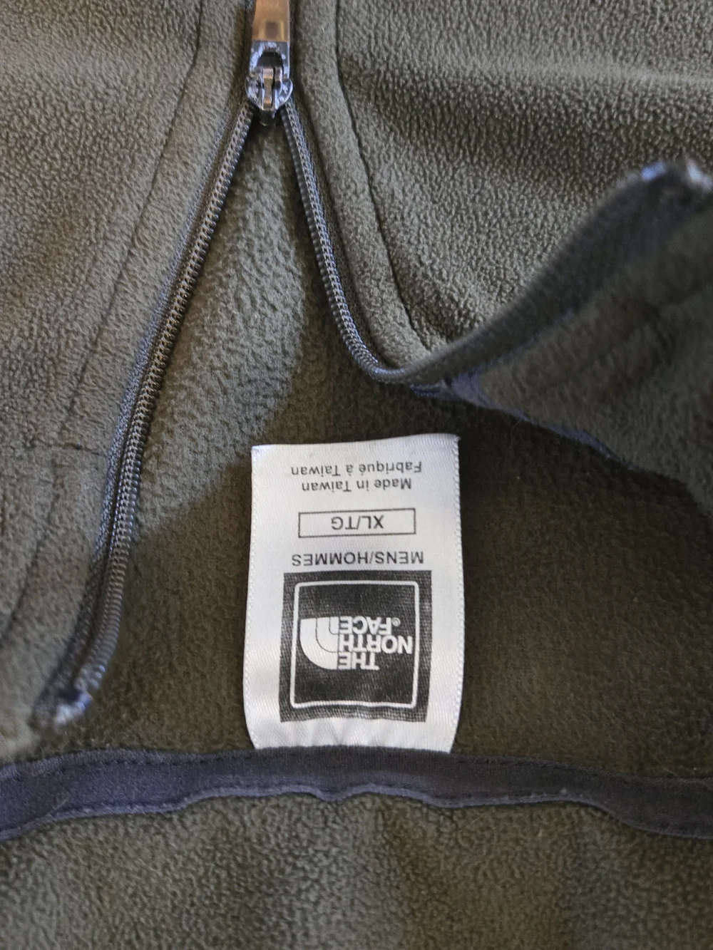 Custom Bleached North Face TKA 100 Fleece 